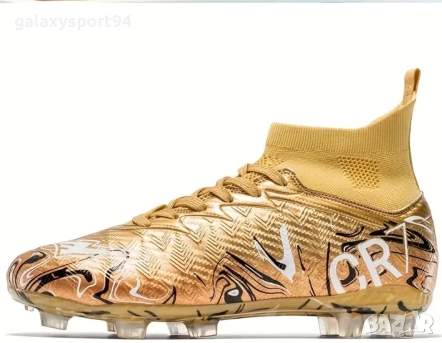 Бутони  Кристиано Роналдо Златни  Детски от 34 до 39 Ronaldo 7 CR7, снимка 3 - Футбол - 51436165