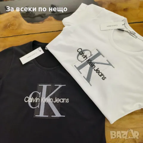 Calvin Klein Дамска Тениска👚Дамска Блуза С Къс Ръкав Келвин Клайн - 2 Налични Цвята Код A517, снимка 2 - Тениски - 50139454