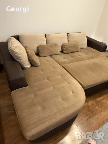 Диван Холивуд с функция сън, снимка 3 - Дивани и мека мебел - 52631569