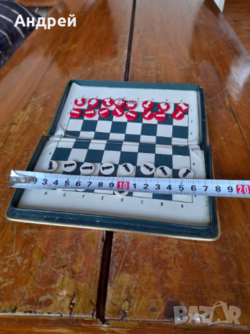 Стар магнитен шах #6, снимка 7 - Други ценни предмети - 44765631