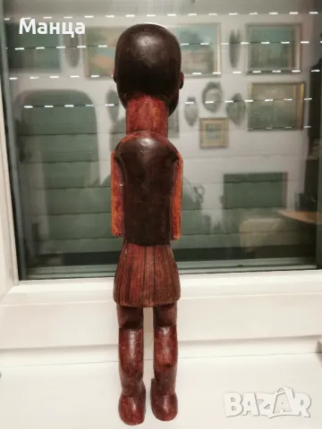 Африканска фигура Ашанти от Гана, снимка 3 - Антикварни и старинни предмети - 48023053