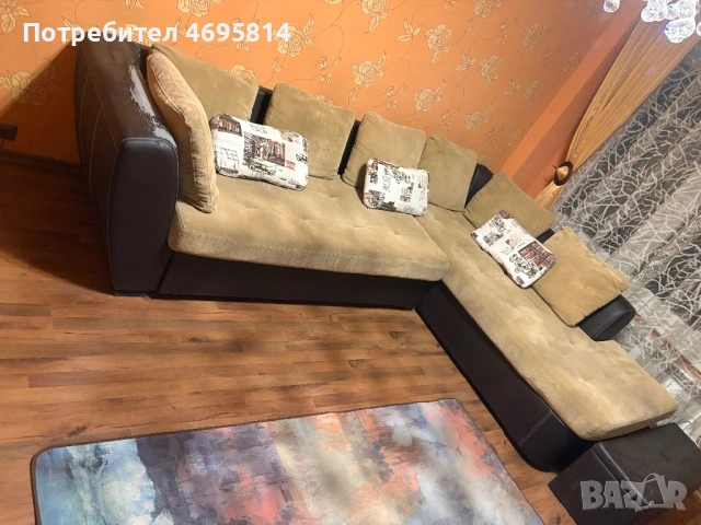 Ъглов диван за хол