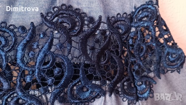 Разкошна туника с ефектна дантела М/L, снимка 4 - Туники - 42568794