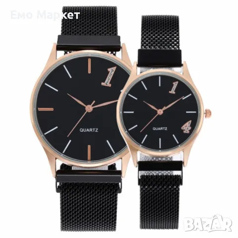 Елегантни часовници за двойки с изчистен дизайн W WATCH18, снимка 5 - Мъжки - 49771957