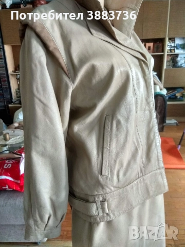 Кожено сако и пола с най-добро качество-ест.кожа, снимка 12 - Сака - 52547046