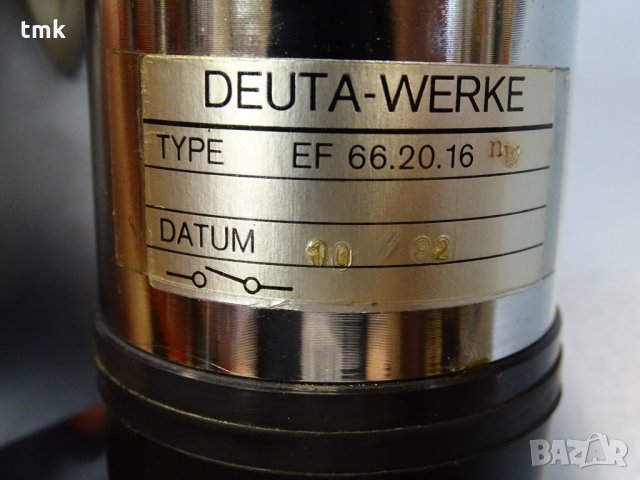 Тахогенератор DEUTA-Werke EF 66.20.16 nw, снимка 4 - Електродвигатели - 34162393