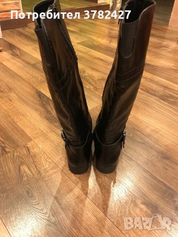 Дамски Кожени Ботуши 40 номер, снимка 5 - Дамски ботуши - 44421952