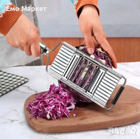 Кухненски инструмент за ренде с дръжка и три приставки, снимка 5 - Други - 48925723