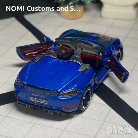 Porsche 718 Spyder RS Matchbox Moving Parts, снимка 3 - Коли, камиони, мотори, писти - 52806545