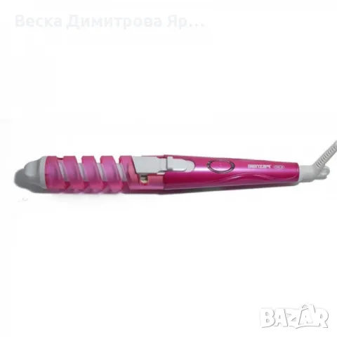 Маша за правене на спирали + подарък мини преса за къдрици, снимка 6 - Преси за коса - 47296118