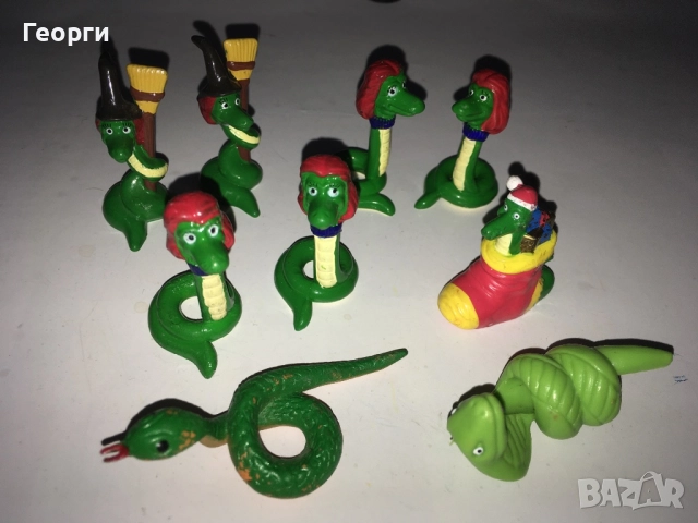 Лот змиички и други от Италия. (Findus 1996), снимка 2 - Фигурки - 52805560