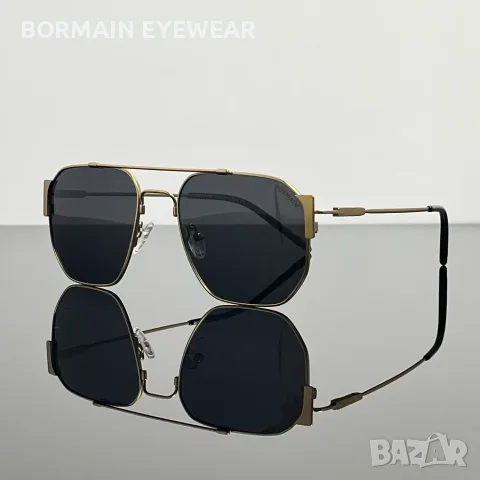 Слънчеви очила Bormain Belvedere Gold Aviator нови, поляризация UV400