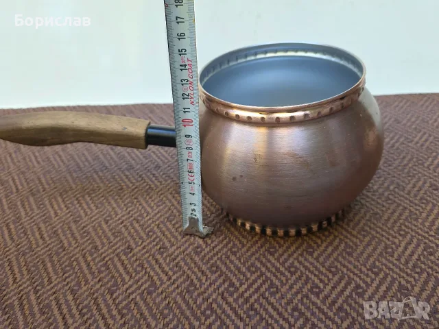 Медна касерола - 3 л., снимка 3 - Съдове за готвене - 56378197