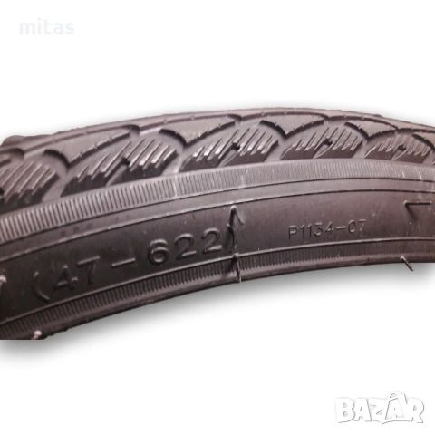 Външна гума за велосипед COMPASS (28 x 1.75) Защита от спукване - 3мм., снимка 6 - Части за велосипеди - 29360905