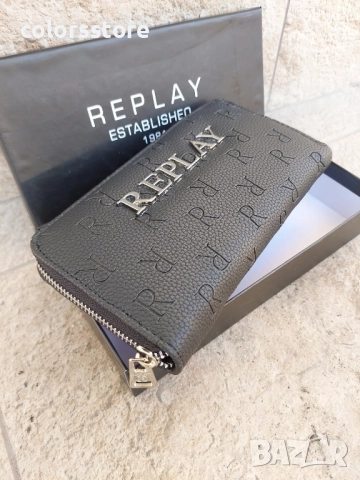 Черно портмоне Replay/SG45r, снимка 2 - Портфейли, портмонета - 52159910