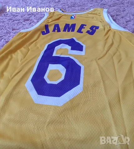 Чисто нов оригинален екип на Los Angelis Lakers - LeBron James, снимка 7 - Баскетбол - 50661640