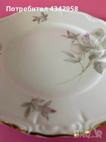 Edelstein.Maria Theresia.1960-1970г.Порцеланова чиния., снимка 4 - Антикварни и старинни предмети - 52536017