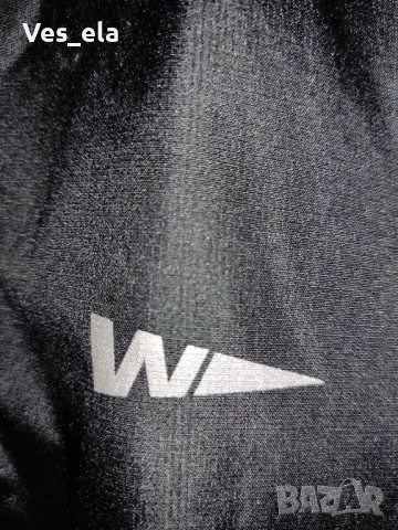 Черна мъжка ветровка, без качулка, снимка 4 - Спортни дрехи, екипи - 49040804