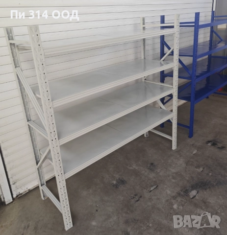 Метален стелаж с 4 рафта