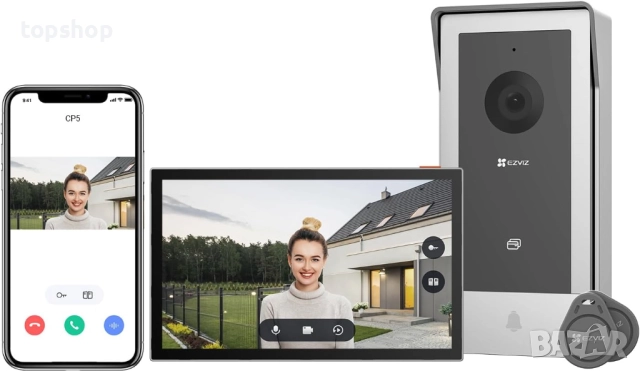 Продавам чисто нов, смарт видеодомофон EZVIZ CP5. 