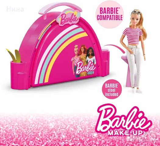 Комплект за грим Barbie Gelateria , снимка 8 - Рисуване и оцветяване - 49211121