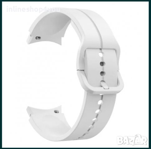 Силиконова Каишка за Samsung Watch5 Pro /Watch4 Classic / Active 2, снимка 7 - Смарт гривни - 38246189