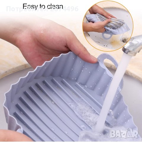 4086 Тавичка за еър фрайър-силиконова, снимка 10 - Съдове за готвене - 42142932