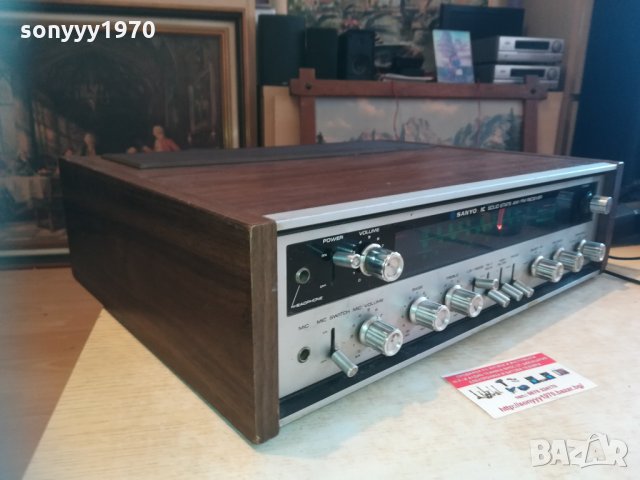 sanyo-japan ретро ресивър 0303210827, снимка 8 - Ресийвъри, усилватели, смесителни пултове - 32021580