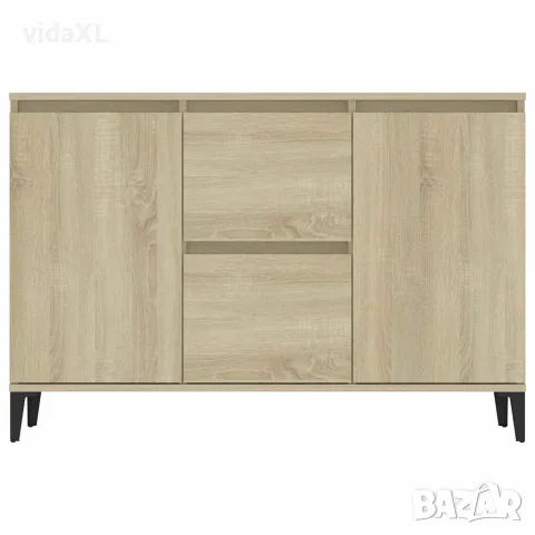 vidaXL Сайдборд, дъб сонома, 102x35x70 см, инженерно дърво, снимка 5 - Бюфети - 56147828