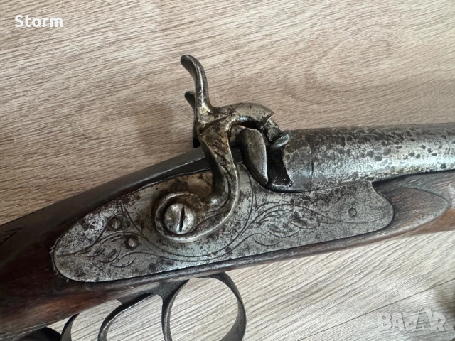 Двуцевна капсулна пушка, снимка 6 - Антикварни и старинни предмети - 54181121