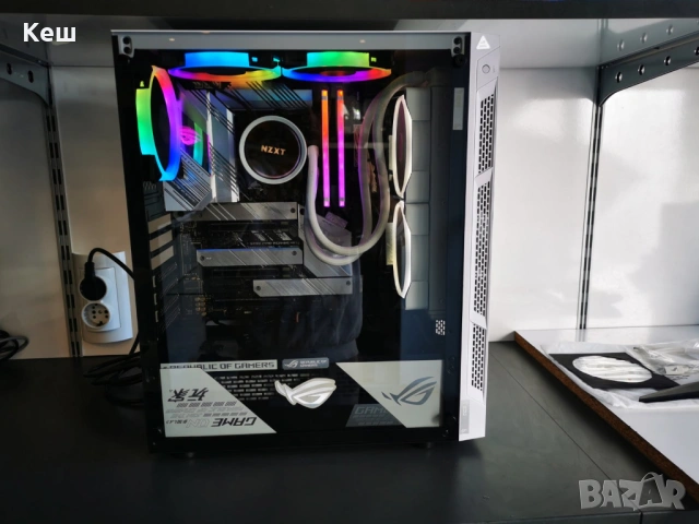 Геймърски настолен компютър PC (ROG Strix Z590/ROG Strix 850W) водно охлаждане, снимка 4 - Геймърски - 53098323