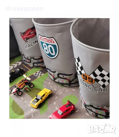 3233 Текстилен кош за играчки сгъваем, снимка 3 - Други - 34228706