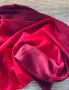 Луксозен копринен шал YAM YAM - OMBRE RUBY RED, снимка 1