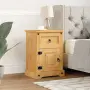 vidaXL Нощно шкафче, мексикански бор, стил Корона, 53x39x66 cм（SKU: 243730）, снимка 2