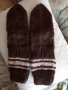 Ръчно плетени мъжки чорапи от вълна размер 43