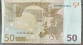 Банкнота с номинал 50 евро от 2002, снимка 2