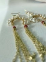 Обеци с перли и корали, снимка 3