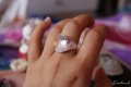 Стилен и елегантен сребърен пръстен модел R077, снимка 3