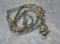 ФИНА СТАРИННА СРЕБЪРНА ВЕРИЖКА ЛАНЧЕ КОЛИЕ СИНДЖИРЧЕ СРЕБРО ВИСОКА ПРОБА РЪЧНА ИЗРАБОТКА 32038, снимка 1