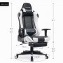 Геймърски стол Footrest Series GT901 , снимка 3