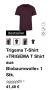 Красива тениска унисекс TRIGEMA - цвят бургунди, 100% суперчесан памук, снимка 9