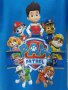 Нова детска тениска с дигитален печат PAW Patrol (Пес патрул) в син цвят, снимка 2