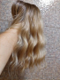 Руса - омбре перука на вълни, снимка 8