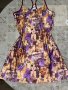 Страхотна къса еластична ретро рокля тип комбинезон ретро флорален принт цветя , снимка 5