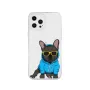 Калъф силикон ART Frenchie за iPhone 15 Plus 6.7 / Прозрачен / Баркод : 3130079, снимка 2