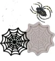 Паяжина Хелоуин Halloween Спайдърмен силиконов молд форма фондан шоколад декор, снимка 1