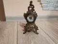 Стар бронзов работещ часовник, снимка 1