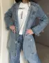 Дълго дънково яке Oversize , снимка 1