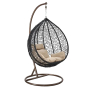 Ратанова Градинска Люлка, Меки Възглавници, 4 цвята, до 200 кг, снимка 4