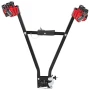 Багажник стойка за велосипеди Automat, Стойка за теглич за кола, За два или три велосипеда, снимка 6